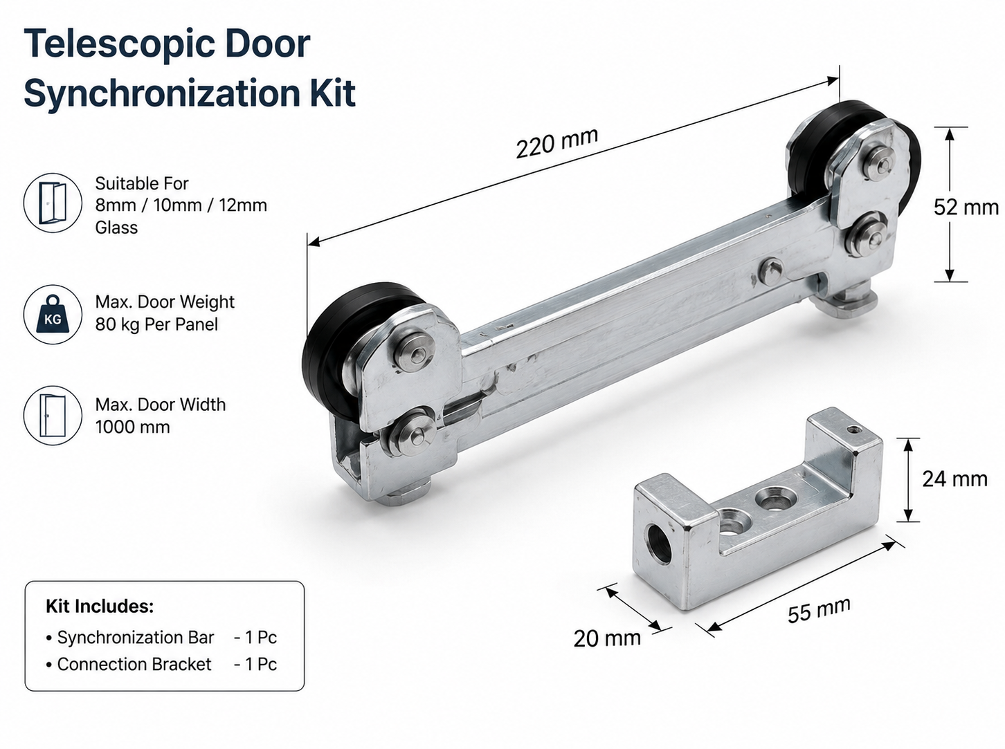 Telescopic Door Synchronization Kit